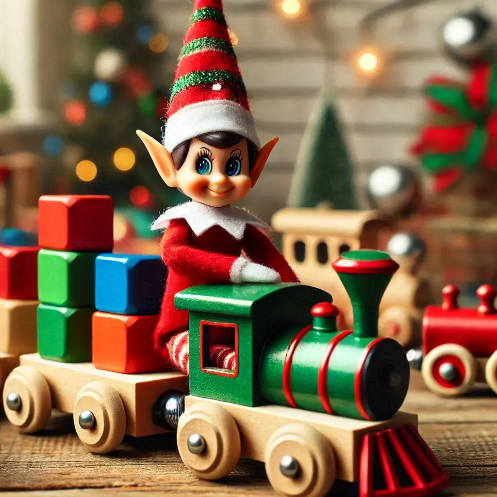 Elf Makes a Train