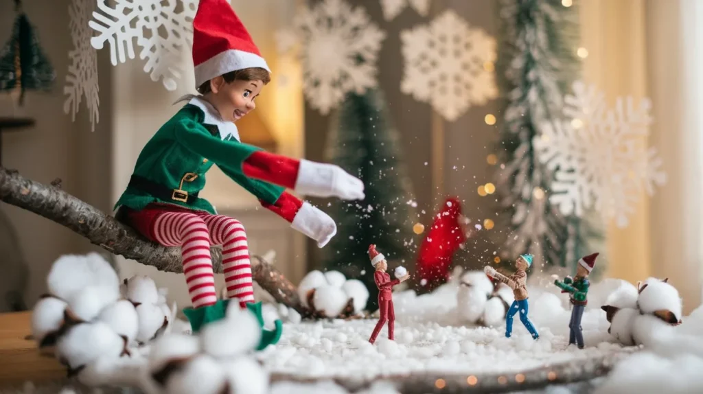 Snowball Fight Elf